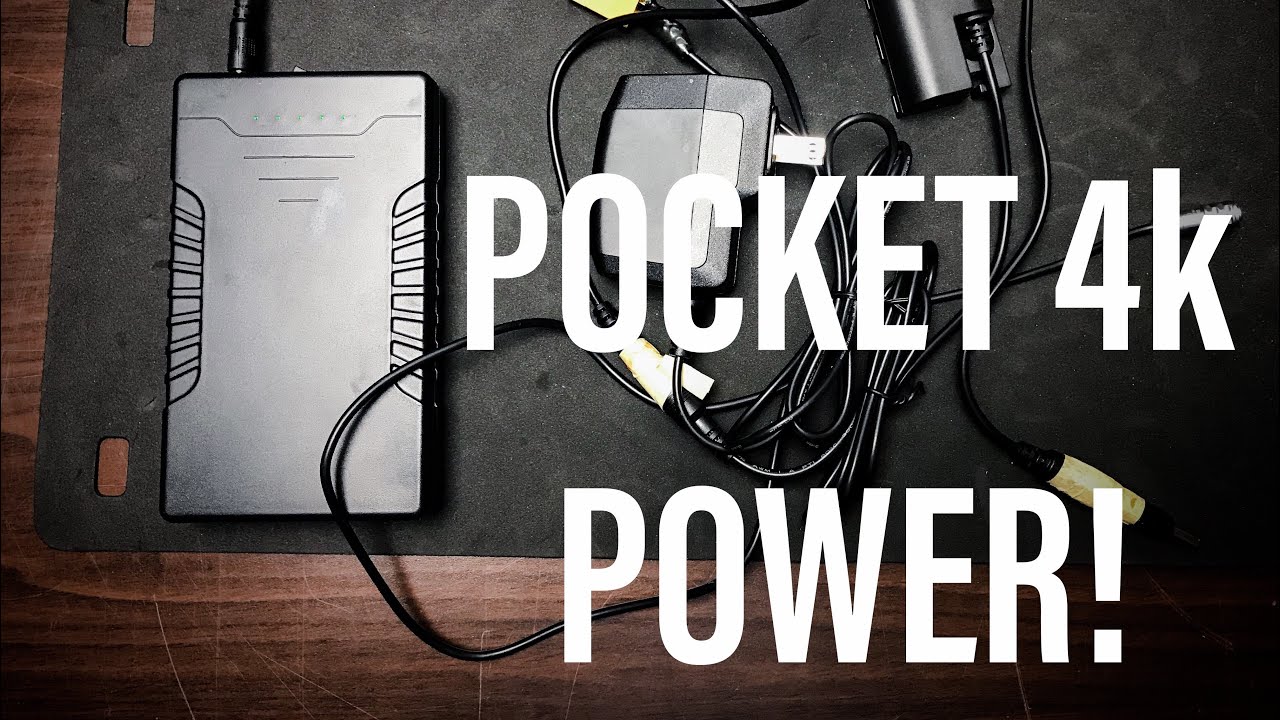 Black Magic Pocket Cinema 4k - Power and extended Batteries