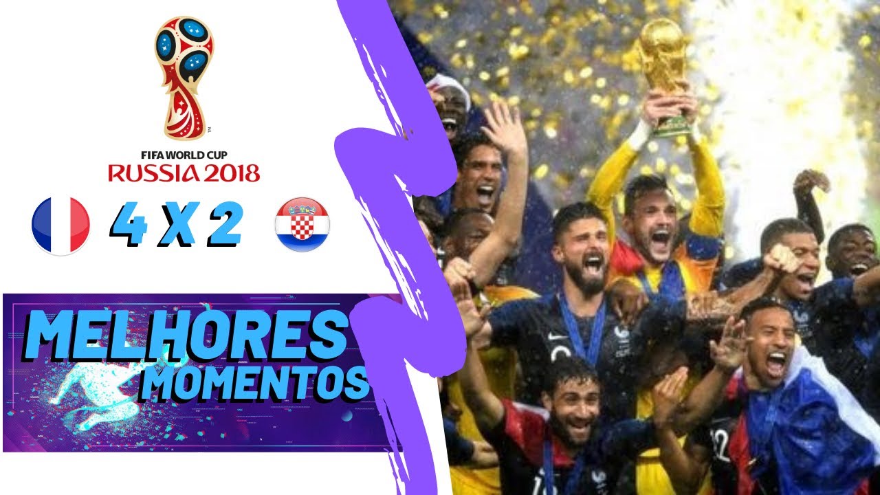 Final da Copa do Mundo 2018 | Fran&ccedil;a 4 x 2 Cro&aacute;cia | Melhores Momentos
