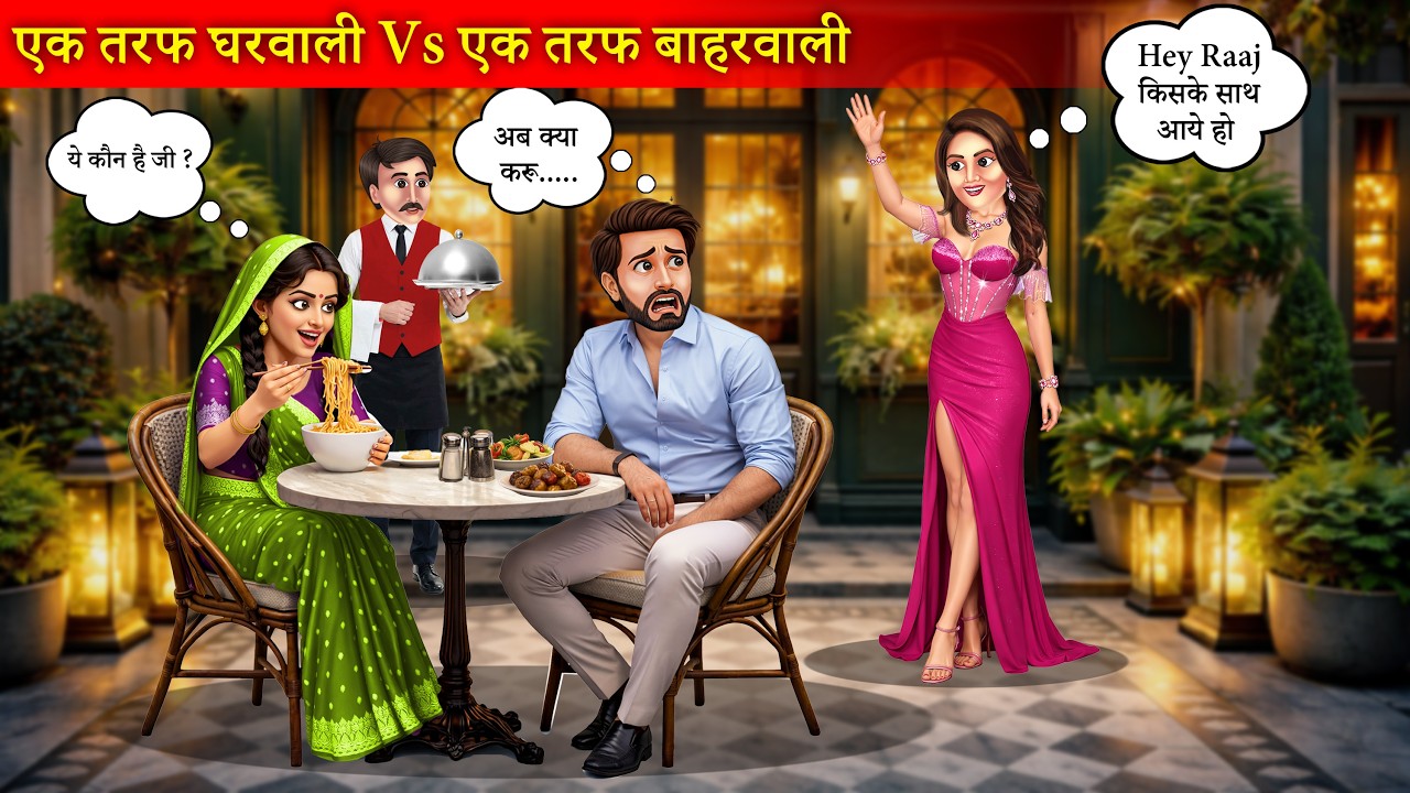 एक तरफ घरवाली Vs एक तरफ बाहरवाली | Ek Taraf Gharwali Vs Ek Taraf Baharwali | Hindi Kahaniyan |