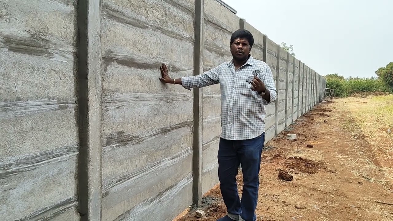 Sri Ramkumar Readymade Compound Wall.. 9095359066..9786419066..First Quality..Thankyou 🏢..🌇