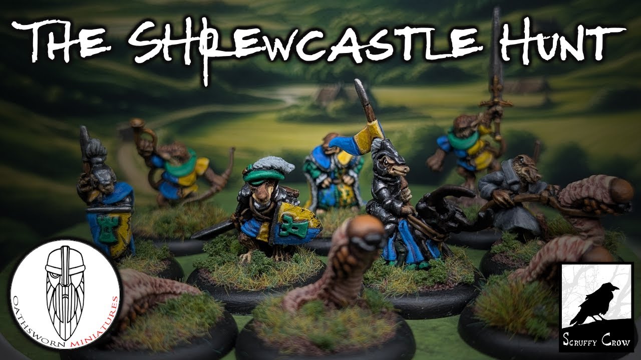 The Shrewcastle Hunt - A Burrows and Badgers Warband