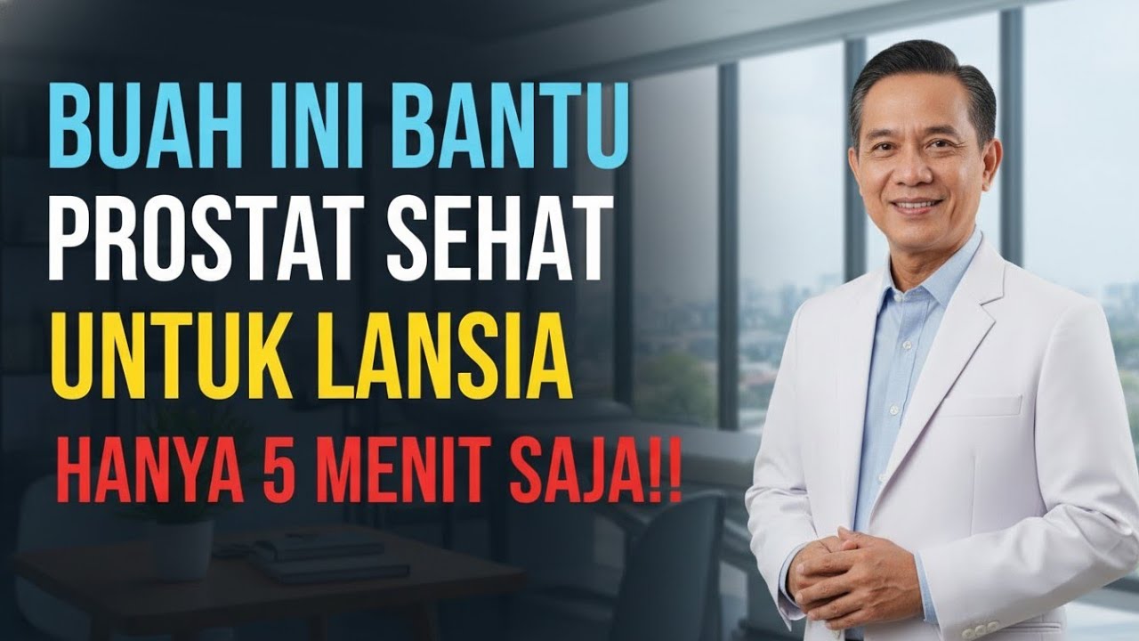 5 BUAH INI BANTU PROSTAT SEHAT DI USIA LANSIA‼️Nomor 1 Paling Ampuh.. 