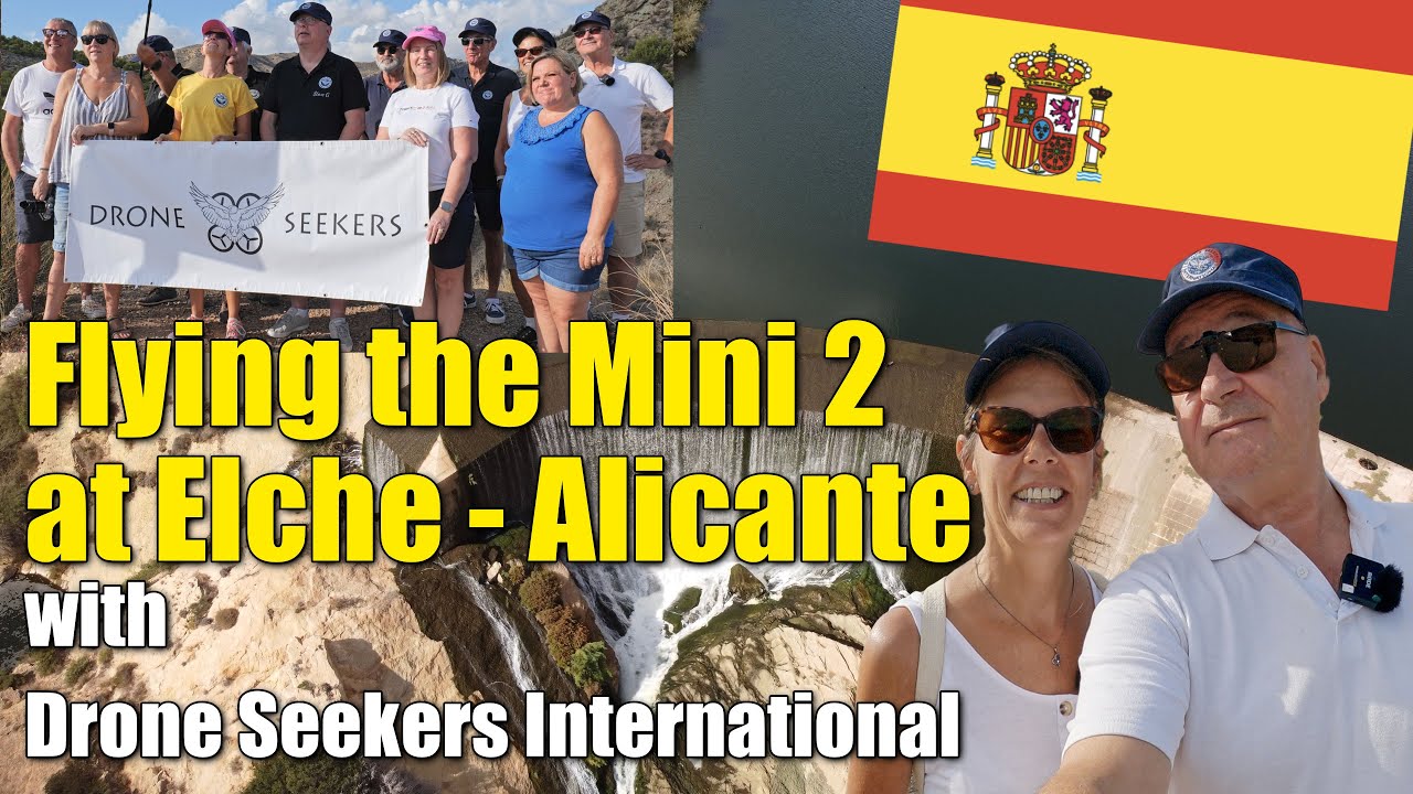 The Mini 2 in Elche Alicante - A great day out with Drone Seekers -Costa Blanca Spain.