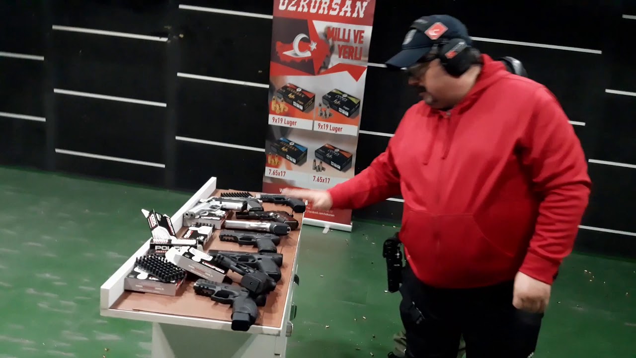 Poligonistte Özkursan Poligon mermisi attık