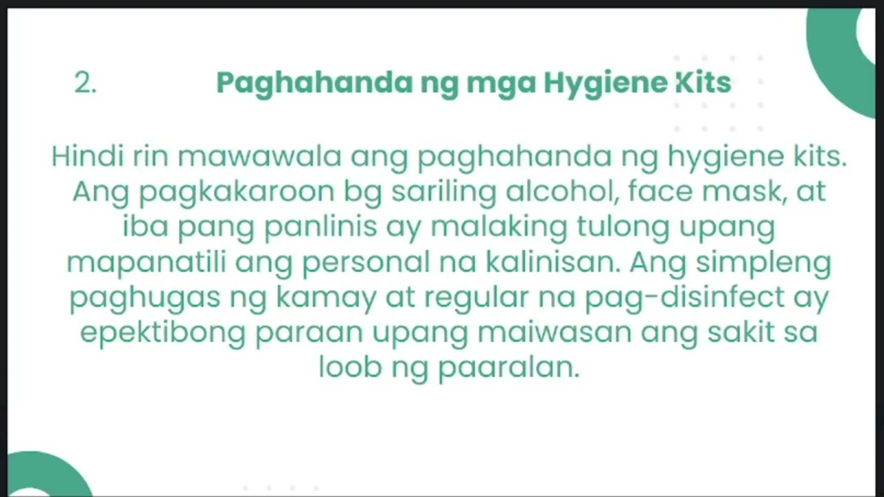 DEVCOM | Mga Hakbang sa Pagiging Handa sa Panahon ng Pilot Face-to-face classes