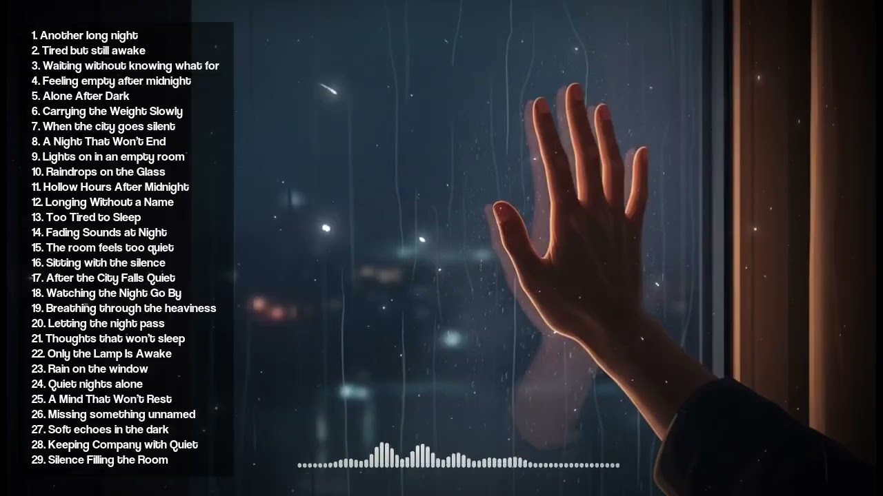 💭 Late Night Lonely Lofi | Music for Silent Thinking