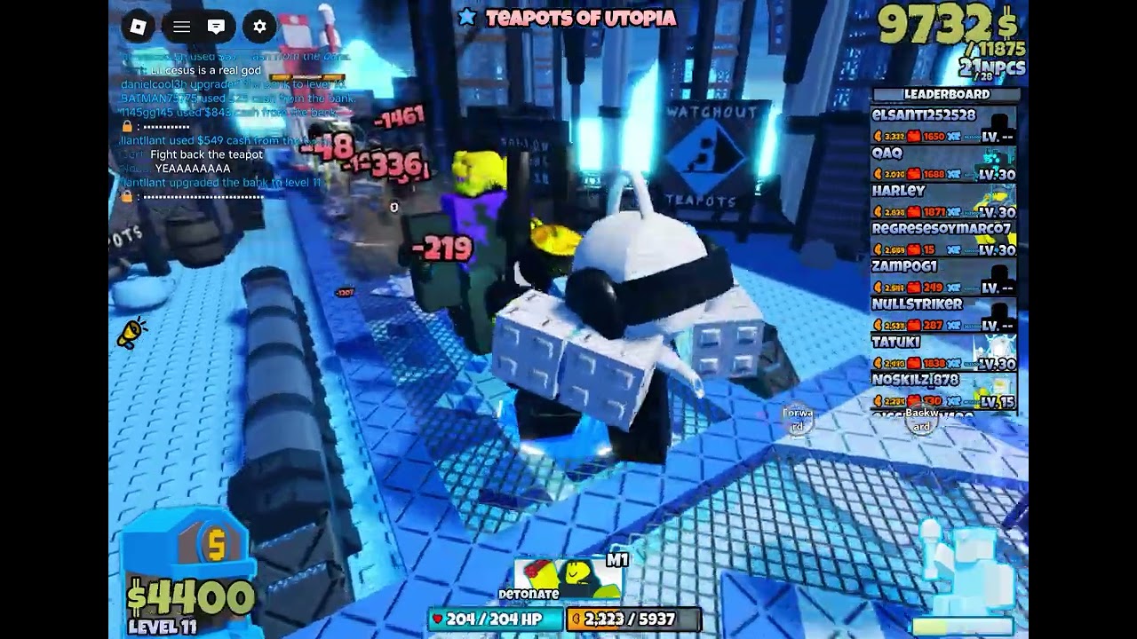 Beating the heck out of Cesus with random people