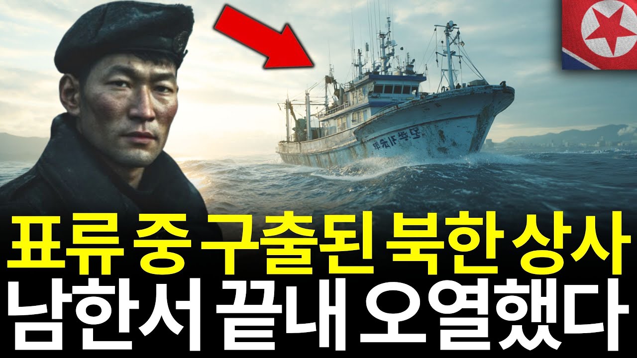 북한 해군 상사, 표류 중 구조해준 남한 어선 보고 오열한 이유… 결국 탈북
