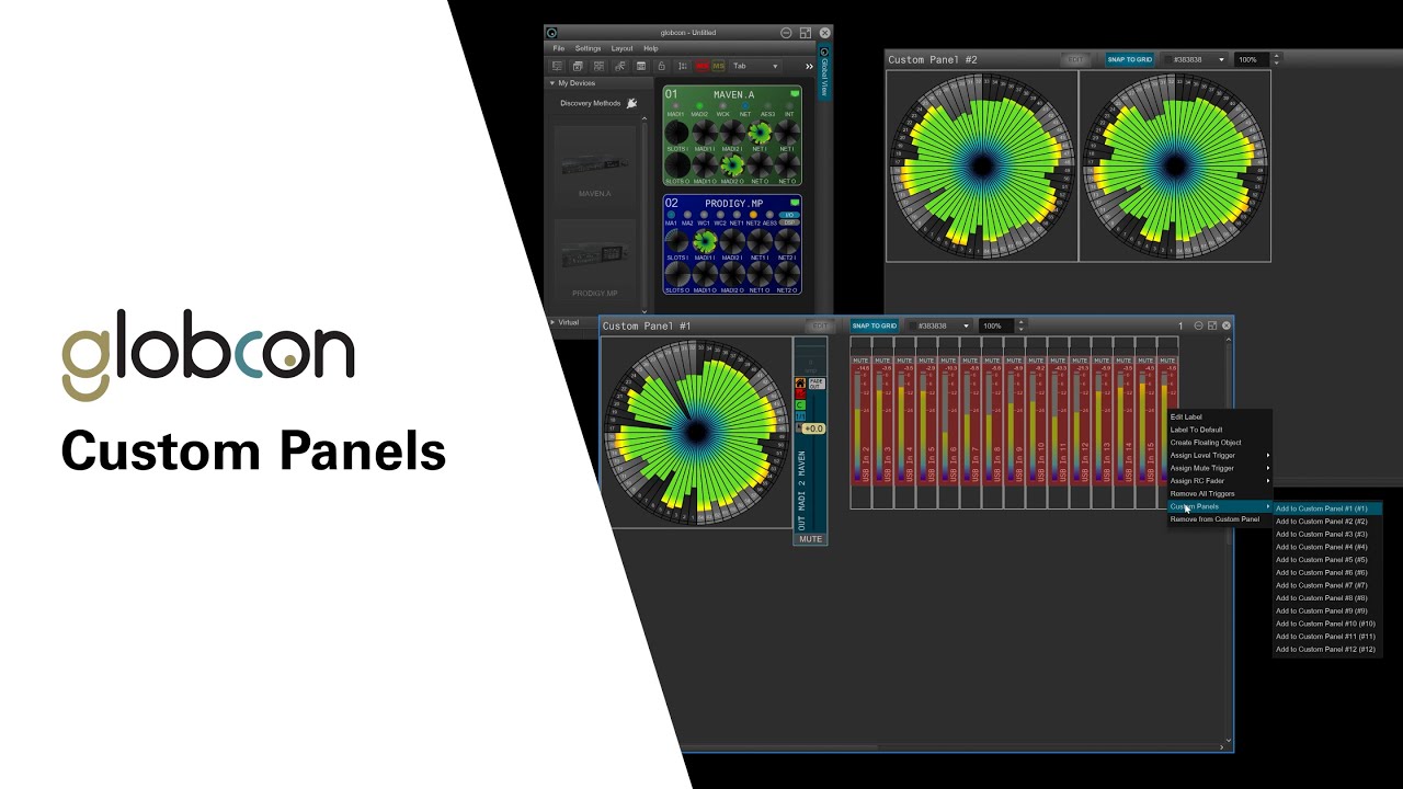 Custom Panels | globcon tutorial