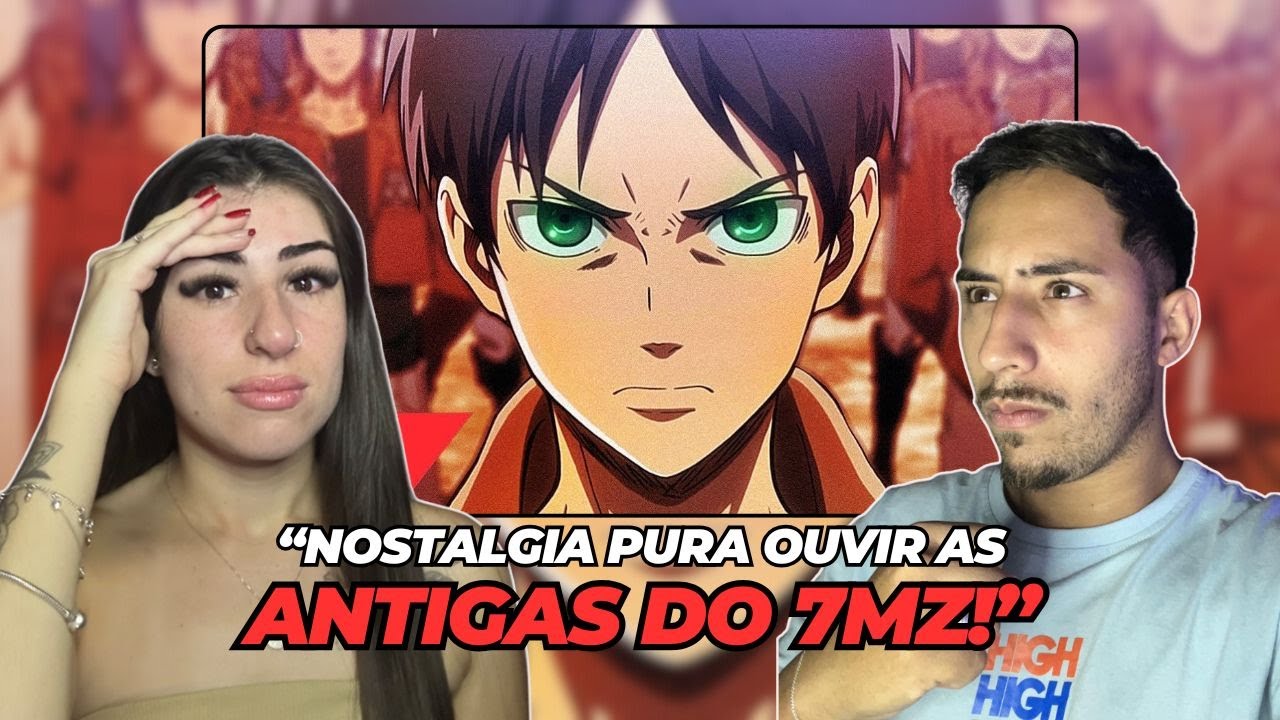 SAUDADES DE UM NERDHITS! | REAGINDO | Rap do Eren (Attack on Titan) - A FÚRIA DE UM TITÃ | 7MZ
