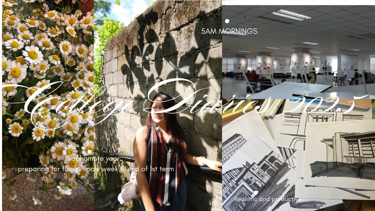 College Diaries: preparing for finals, finals week & end of 1st term | fionalexis