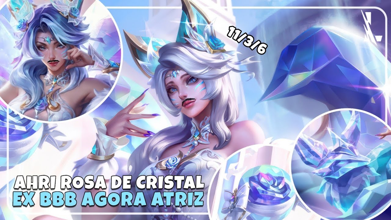 ATRIZ MIRIM EM BUSCA DE SEU PRIMEIRO PAPEL EM EUPHORIA - Ahri Rosa de Cristal no Wild Rift