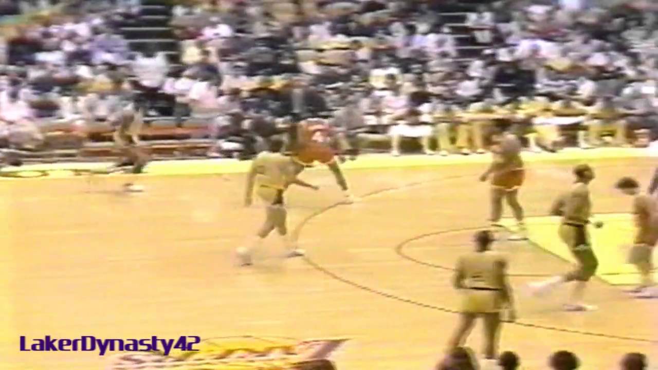 Magic Johnson 1987: 26pts & 17asts vs. Cleveland Cavaliers
