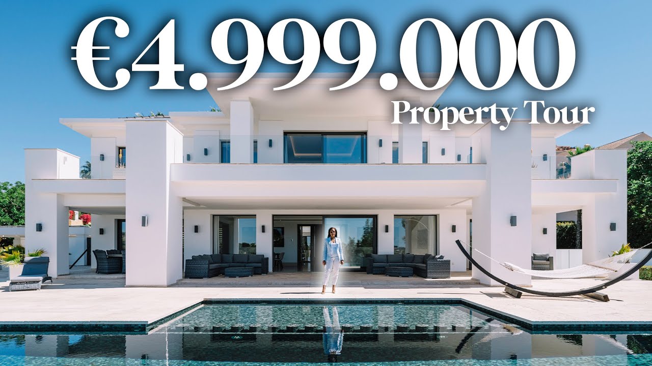 Посещение роскошной виллы стоимостью 4.999.000€ в Ла Алькерия - Бенахавис