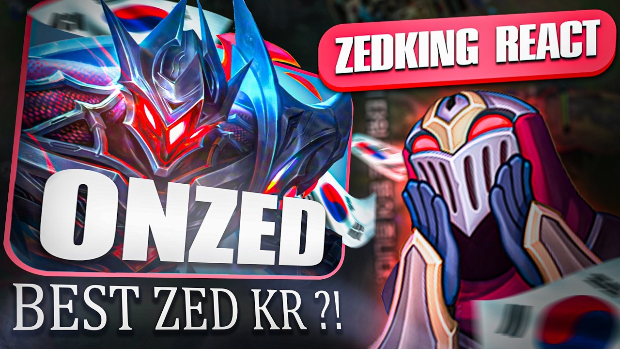 ZEDKING REACT À ONZED! MEILLEUR ZED DE CORÉE?! @온재 Onzed