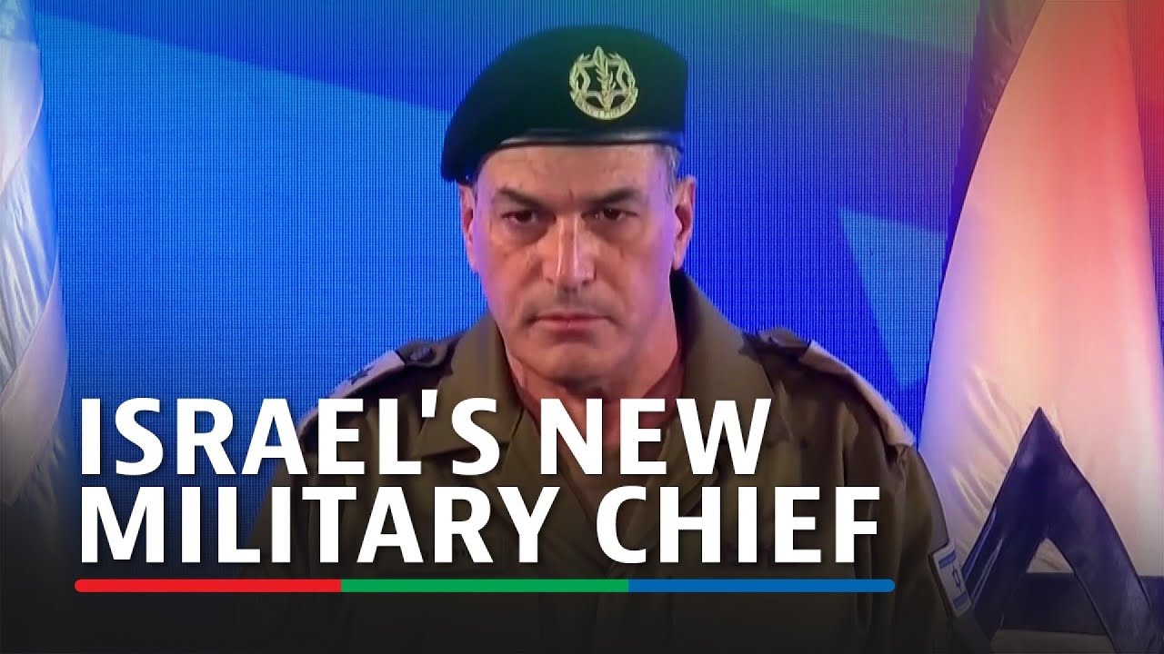 New Israeli military chief assumes command with Gaza ceasefire in the balance | ABS-CBN News