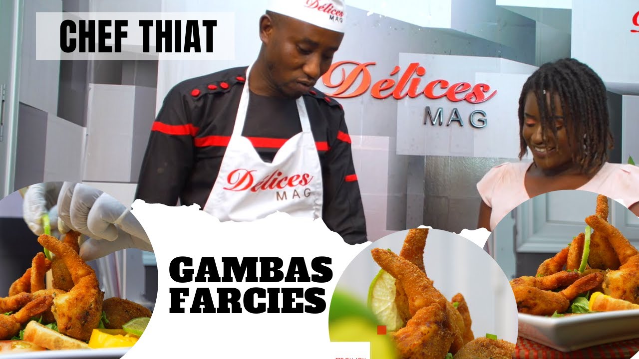 🤤Les savoureuses gambas farcies de Chef THIAT🦐🤤😋