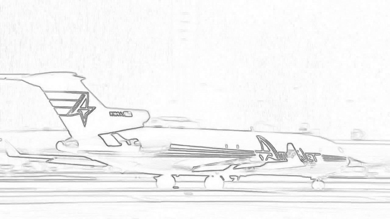 Sketch Up Version of 727-200 Takeoff Amerijet