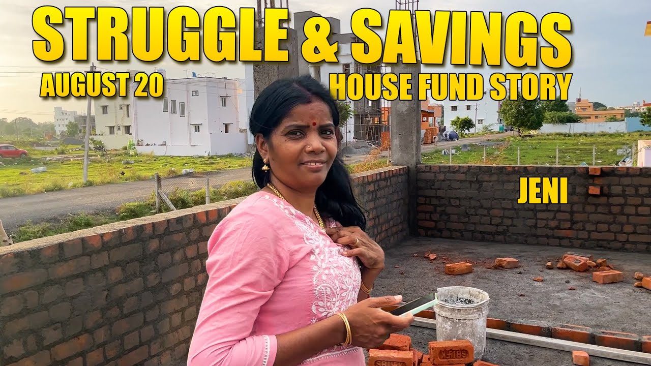 வீடு கட்ட பணம் எப்படி சேர்த்தோம் 💰🫰 // MONEY STORY OF OUR DREAM HOME//JENI