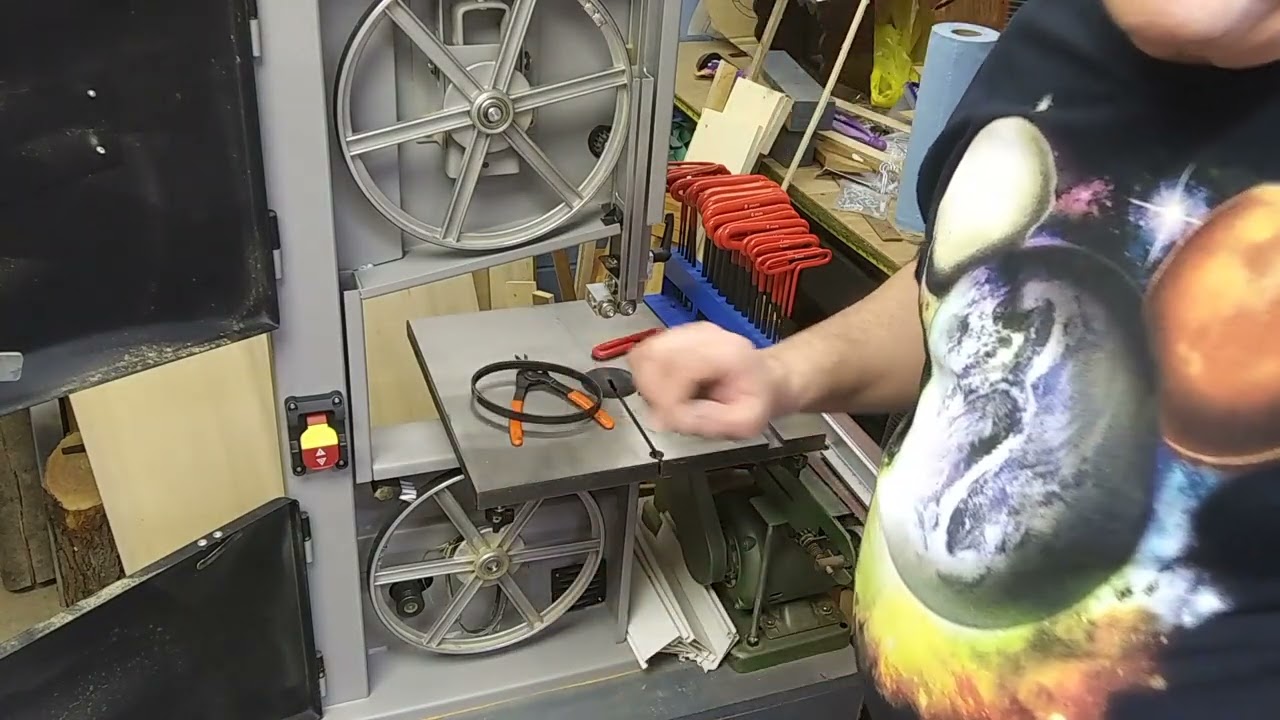 Band Saw Belt and Blade Replacement