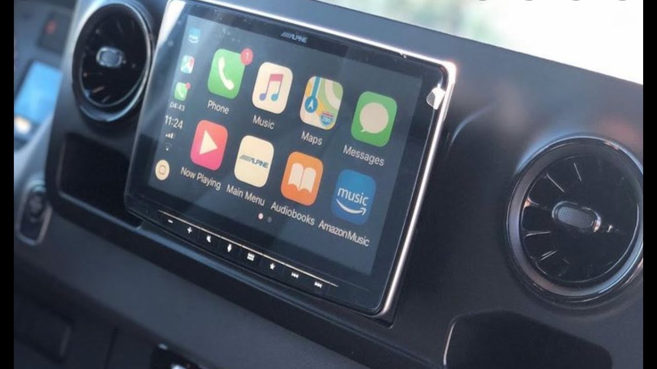 Mercedes Sprinter Apple Car Play, where is it? Mirror iPhone to Cab Dash