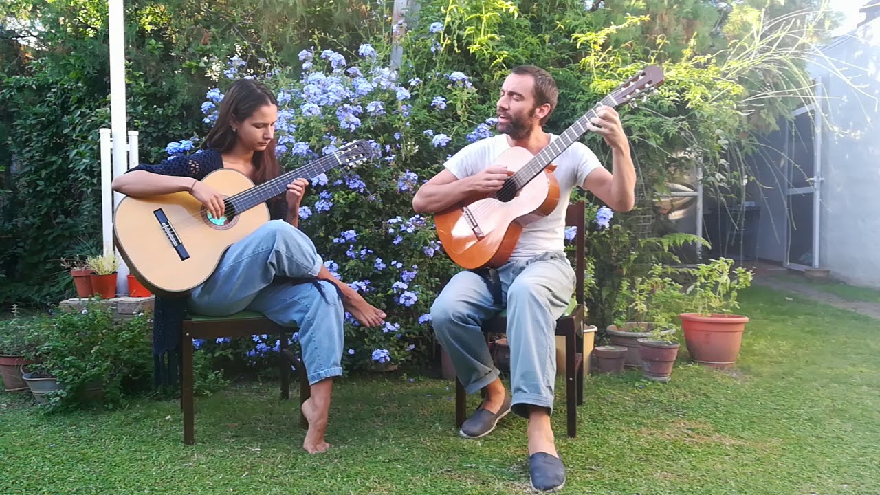 Eva Tsigkanou und Gustavo Colmenarejo spielen 