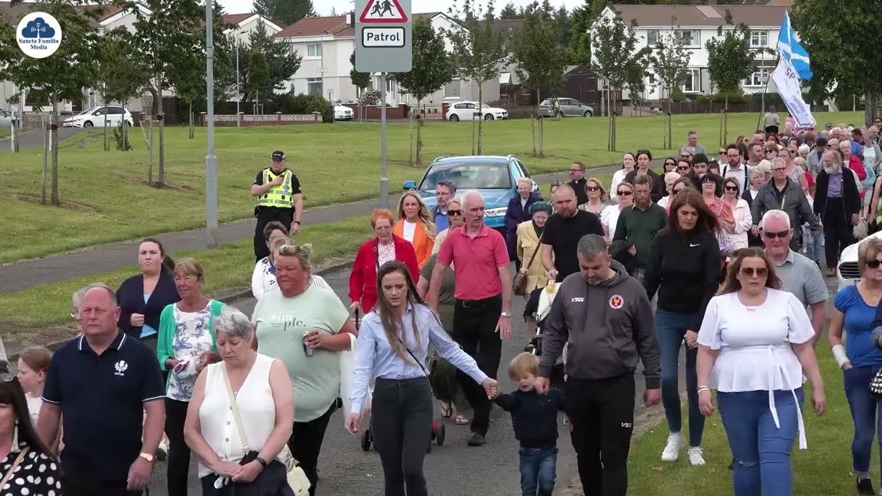 Watch: Huge Scottish Corpus Christi Procession to Carfin Grotto.