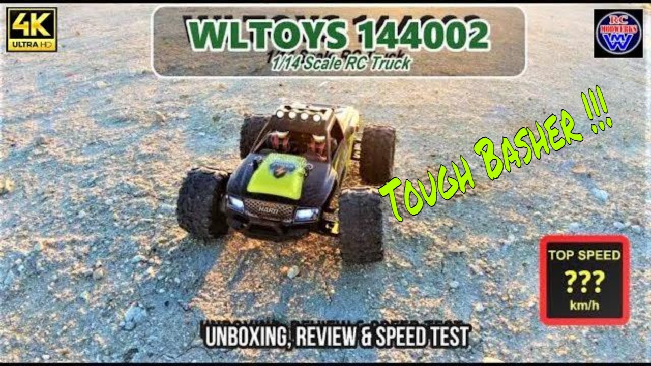 🎦 V#98 Wltoys 144002 (Truck Version of 144001 Buggy) ... Unbox, Review & Speed Test