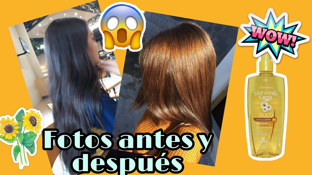 COMO ACLARAR TU CABELLO NATURALMENTE | MANZANILLA GRISI ¿FUNCIONA?
