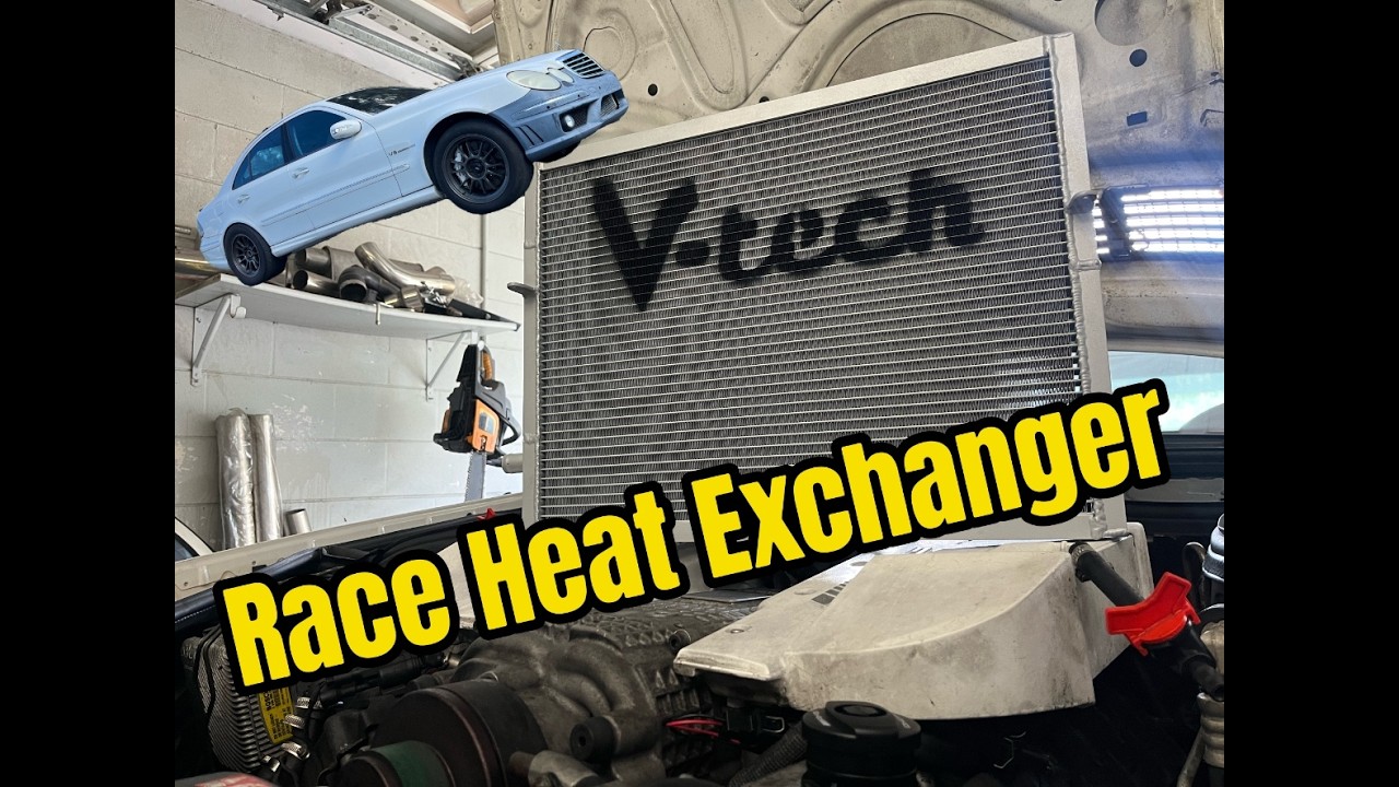 Installing And Testing V-Tech Upgraded Heat Exchanger E55 Cls55 Sl55 Cl55