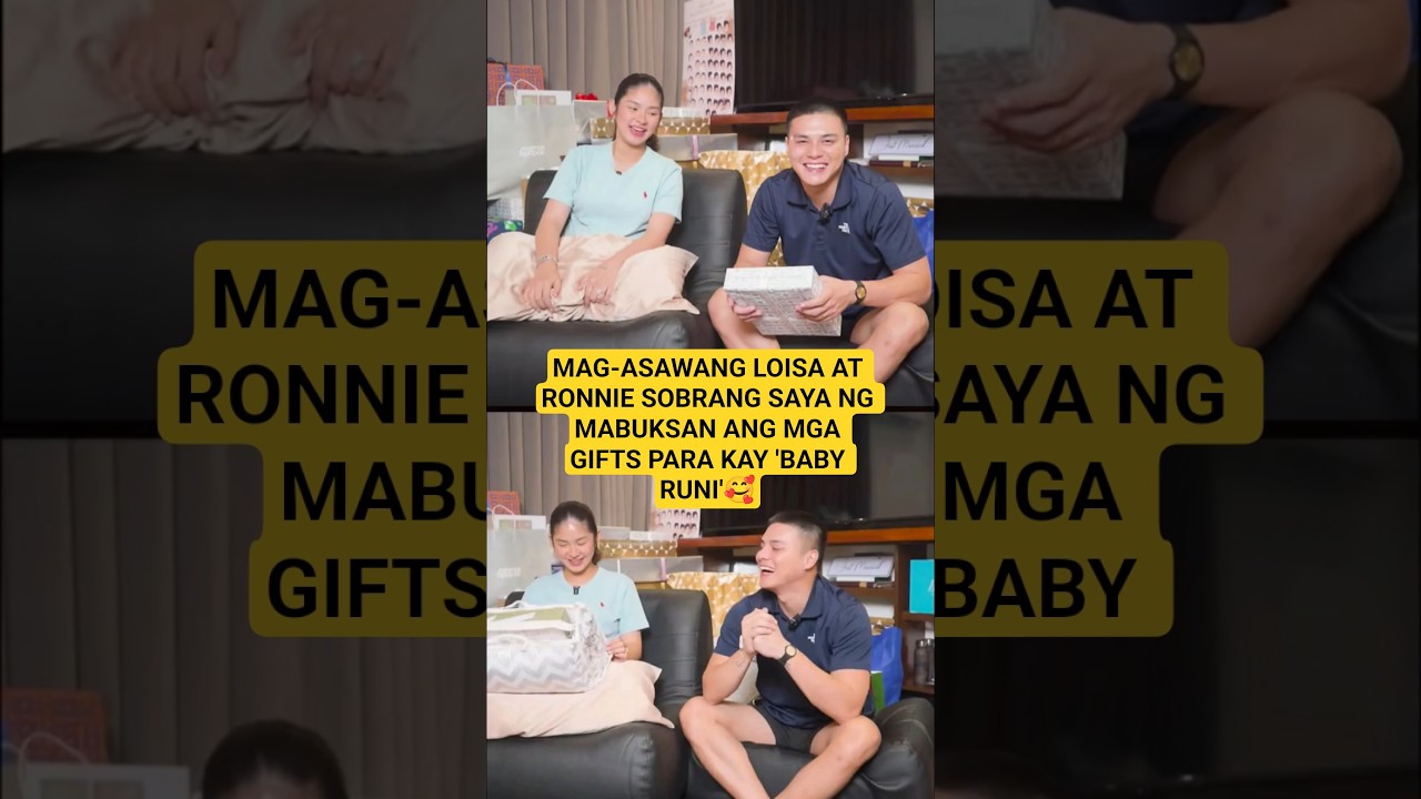 Ронни и Лоиса очень довольны подарками #ronniealonte #loisaandalio #trending #fypviral #update