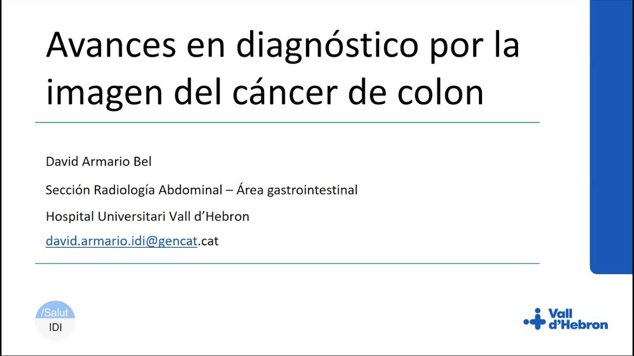 789. Avances en diagnóstico por la imagen en neoplasia de Colón