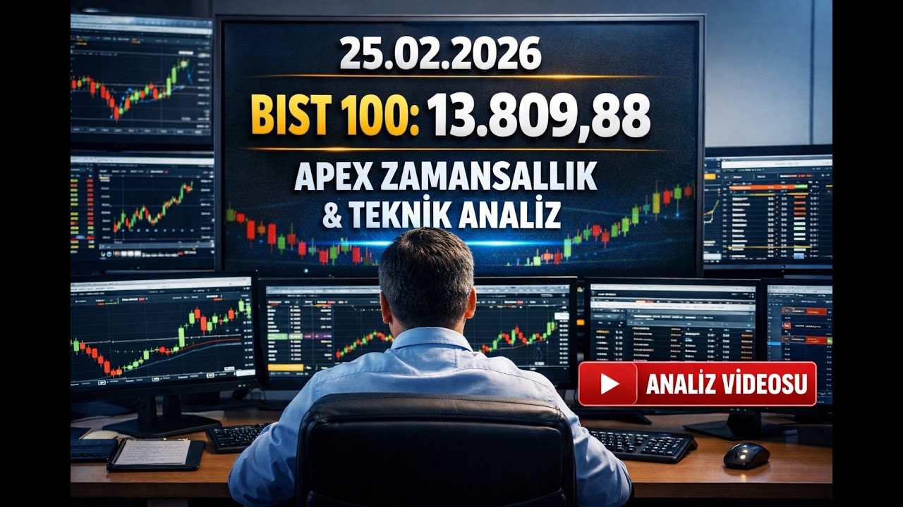 BIST100 13.809,88 | 25.02.2026 Endeks Kapanış Analizi