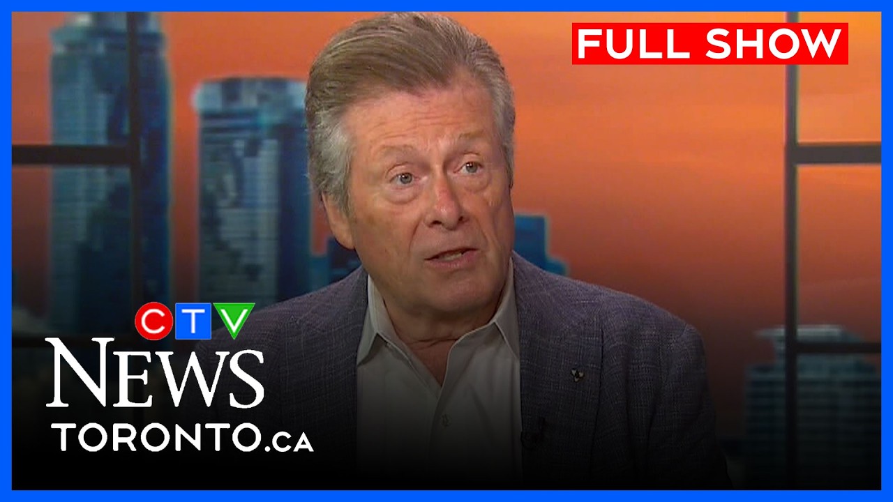 Опрос указывает на упорную борьбу на выборах мэра Торонто | CTV News Toronto в полдень за 23 июня...