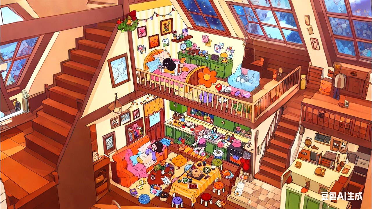 [ASMR] DIY Cute 3D Sticker Scene Collection | Extra Long Relaxing Playtime ✨🐾📖