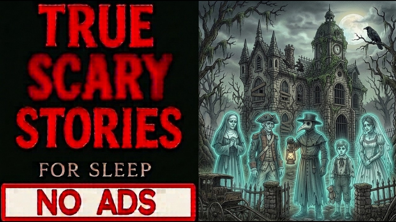 [NO ADS] 6 Hours True Horror Stories for Sleep | Gentle Rain Sounds | Black Screen Vol. 73