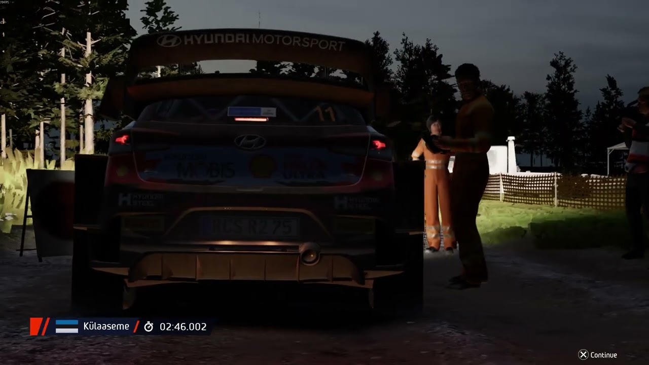 EA SPORTS™ WRC Official Historic Rally Estonia Hyundai i20 stages9;10,11;12