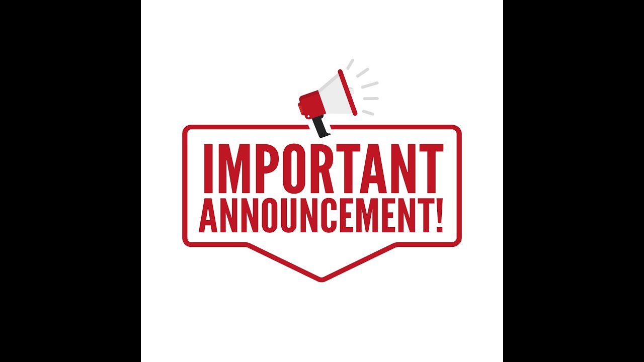 IMPORTANT ANNOUNCEMENT OF ICSI