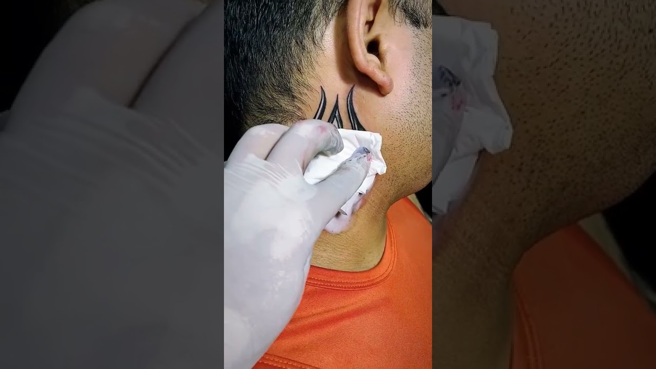 Neck Tattoo😍😘| Trishul Tattoo | Tattoo Designs 