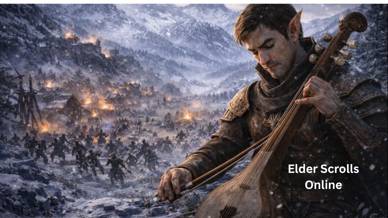 ESO Chill Cinematic Questing, Coffee & PvP