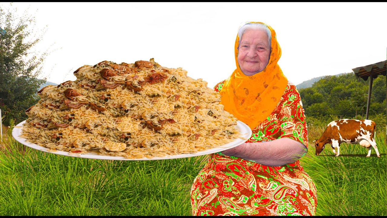 Şüyüdlü,quzu əti ilə ÇƏKMƏ PLOV