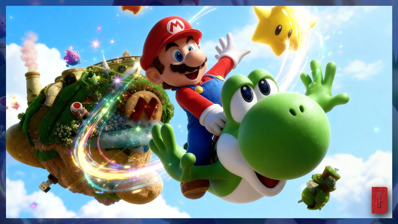 Super Mario Galaxy - Starship Mario - Electronic Cover Suno AI