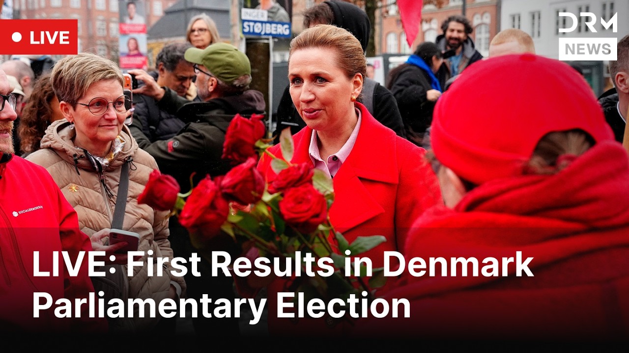 LIVE: First Results in Denmark Parliamentary Election | DRM News | AC1F