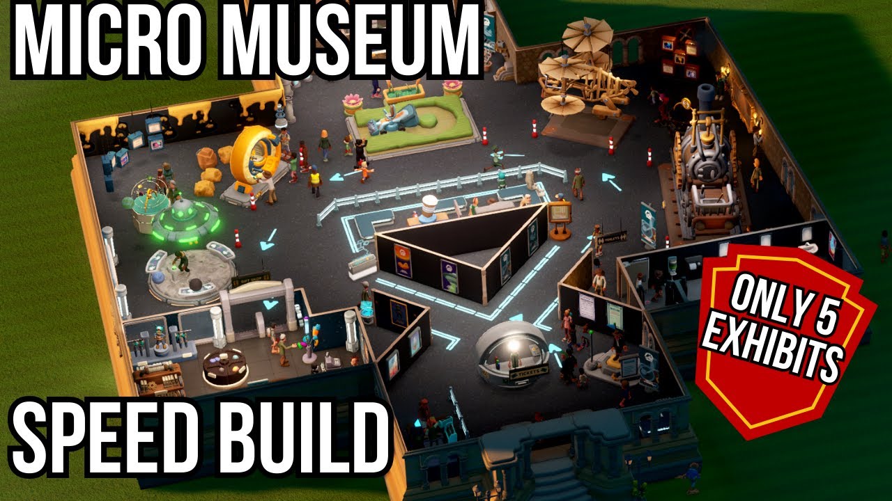 M&oacute;j pierwszy szybki projekt MIKRO MUZEUM z zaledwie 5 eksponatami! | Two Point Museum