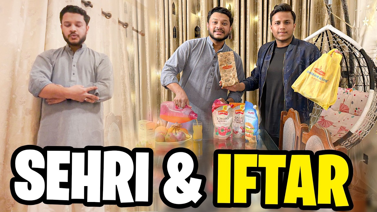 3rd Sehri & Iftari Routine 💫| Ramadan Vlog 2026 | Iftari Bahir Se Mangwani Parhi 🥟 | Ramadan Series💖