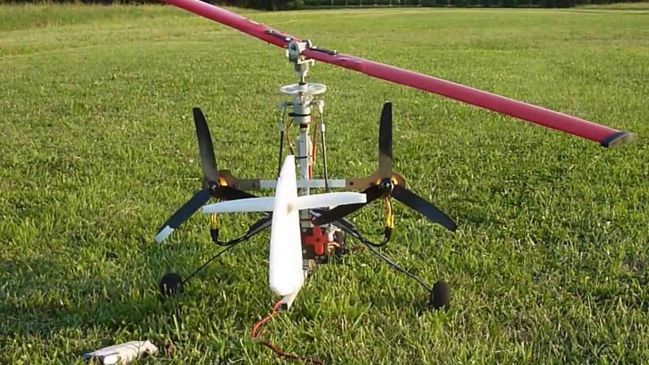 Autogiro rc bimotore