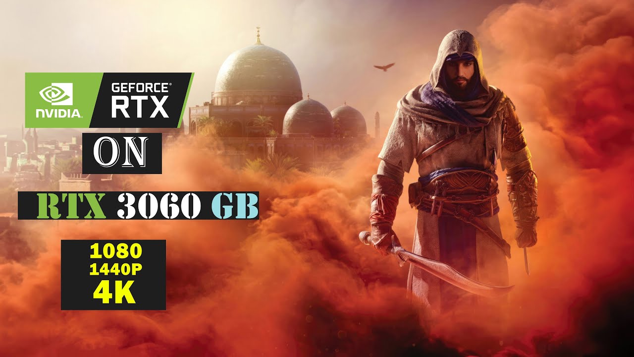 Discover the Real Assassin's Creed Mirage Test ON RTX 3060 maximum settings