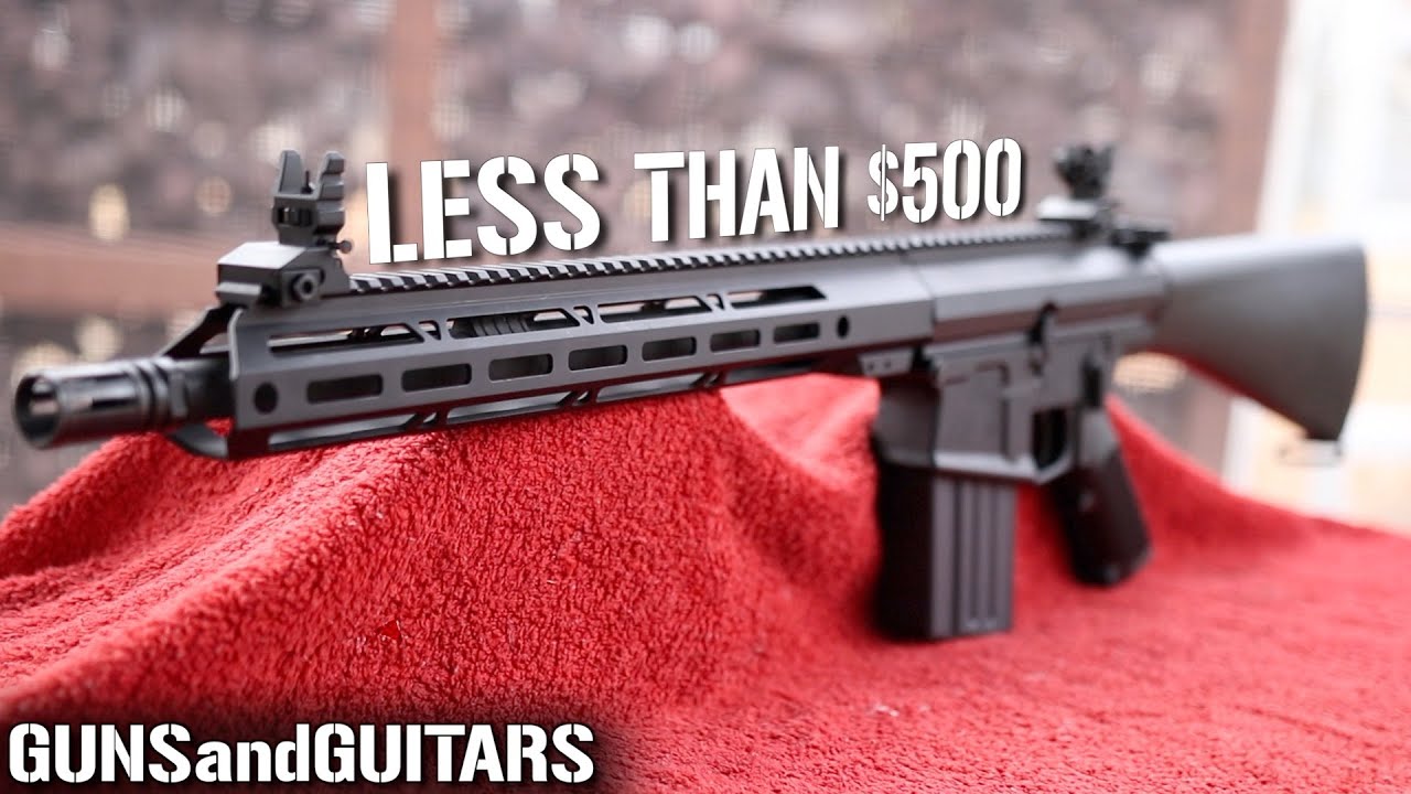 How To Get a QUALITY RELIABLE AR10 for LESS THAN $500! (LR .308 caliber AR rifle parts review)