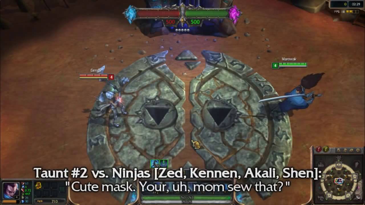 LoL Secrets: Yasuo's Hidden Taunt Compilation - Be the Master