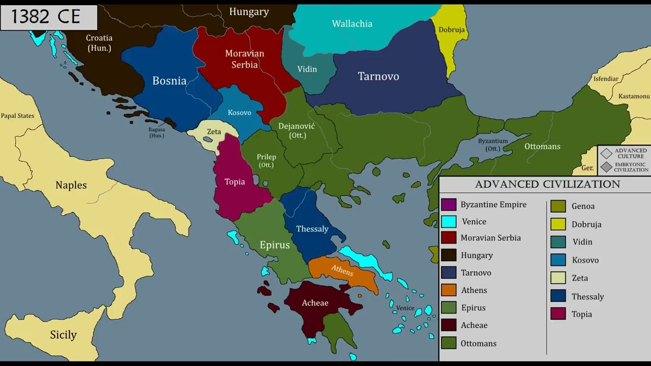 Istorija Balkana 2600 p.n.e - 2022 n.e | History of Balkan 2600 BC - 2022 CE